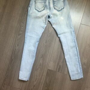 Light blue skinny jeans, junior size 2
